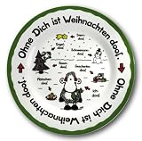 Eigenschaften - / SHEEPWORLD: OHNE DICH IST WEIHNACHTEN DOOF - Tasse / Glas / Schale