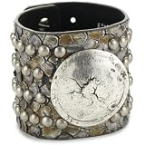 Streets Ahead 2.25 Gunmetal Snake Embossed Lea