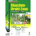 Windhager Maschendrahtzaun Erweiterungs-Set 1,0m x 10,0m Maschen Draht Zaun Gartenzaun Garten Zaun 926