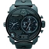 Diesel Men's S.B.A Watch DZ7193 With Black Leather Strap