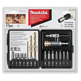 Makita T-00153 17-Piece Impact Driver Drill Accessory Set