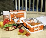 TEXAS LONGHORNS Team Logo Tin Metal LUNCH BOX & THERMOS (7 x 8 1/2 x 4) by Memory Company
