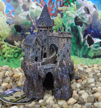 Age-of-Magic Aquarium Ornament/ Magical Castle - Sml.