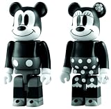 Mickey Mouse and Minnie Mouse Bearbrick 2-Pack