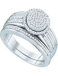 0.40CT DIAMOND MICRO PAVE BRIDAL RING