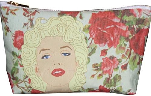 Marilyn Monroe Pop Zipper Pouch and Makeup Bag - Illustrated and Handmade in the USA