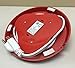 FixtureDisplays® Ceramic Electric Kettle with Red White Polka Dots 13581