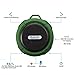 Winstion Wireless Bluetooth Waterproof Outdoor/ Shower Speaker with 5W Speaker/Suction Cup With Microphone Hands-Free Speakerphone (Army Green)