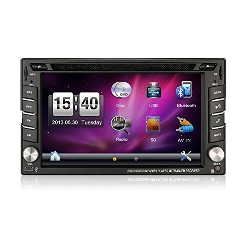 Bosion 6.2-inch Double DIN Gps Navigation for Universal Car Free Backup