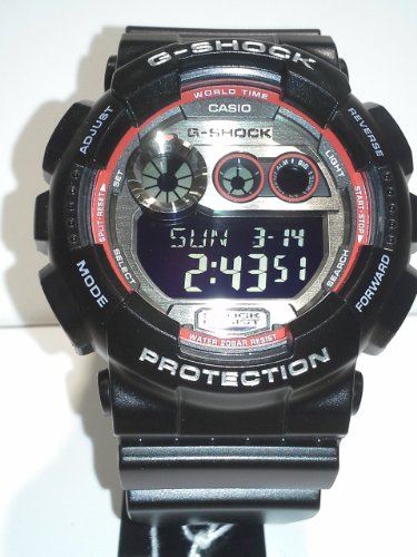 Casio Men's GD-120TS-1CR G-Shock Digital Display Quartz Black Watch