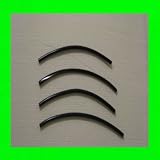 1989 89 GEO SPECTRUM BLACK DOOR EDGE TRIM MOLDING PROTECTORS 4 QTY OF 8 
