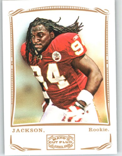 Tyson Jackson - RC - Rookie Card - Kansas City Chiefs - 2009 Topps Mayo Football Card # 264 / NFL Trading Card in Screwdown Case!
