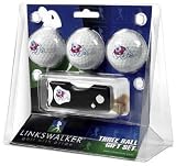 Fresno State Bulldogs 3 Golf Ball Gift Pack w/ Spring Action Tool - NCAA College Athletics
