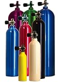 Scuba Dive Tank 63 CU FT Aluminum Cylinder, (made by hymark), Purple