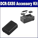 Sony DCR-SX85 Camcorder Accessory Kit includes: SDM-109 Charger, SDNPFV50NEW Battery