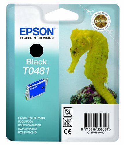 Epson Stylus Photo printer original ink inkjet print cartridge T0481  Black