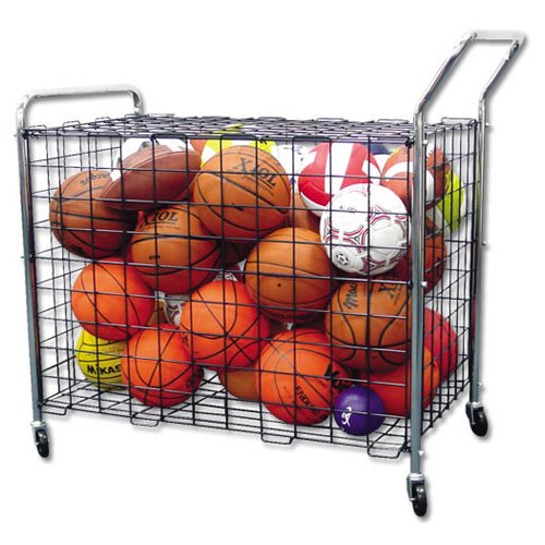Ball Locker Cart Storage School Sport Gym Coach Basketball Football