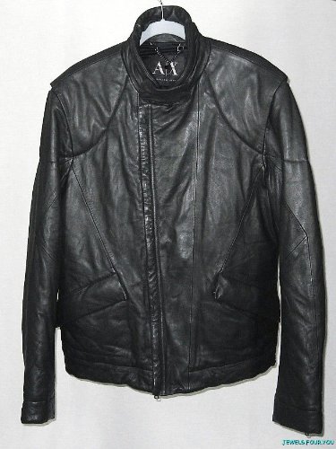 armani jackets Armani Exchange Real Lamb Leather Jacket armani jackets