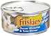 Friskies Cat Food Classic Pate Ocean Whitefish & Tuna Dinner, 5.5-Ounce Cans (Pack of 24)