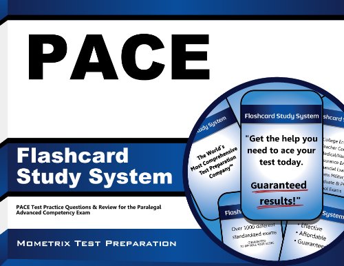 PACE Flashcard Study System: PACE Test Practice Questions & Review for the Paralegal Advanced Competency Exam (Cards)