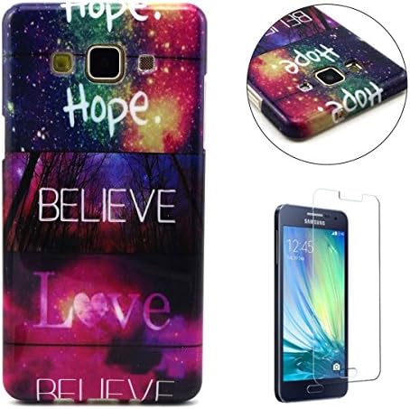Samsung Galaxy A3 (2015) Case Ziotechnology Ultra Slim Thin Glossy Soft Flexible Rubber Bumper Silicone Gel TPU Protective Cover Skin For Samsung Galaxy A3 (2015)-Hope,Believe,Love