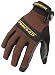Ironclad BGWB-03-M Gripworx Series Gloves, Brown, Medium