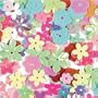 Doodlebug Sequin Assortment, Flowers/Pastel