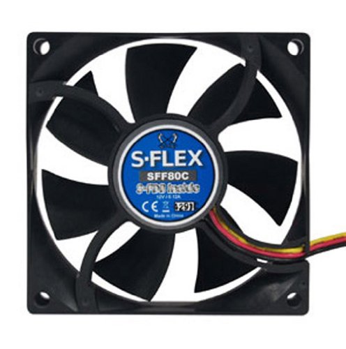 Scythe S-FLEX SFF80C - Case fan - 80 mm