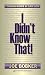 Book I Didn t Know That; Torah News U Can Use