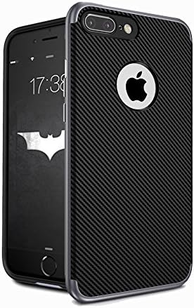 iphone 7 Plus case, Kewek [Bumblebee Series]TPU Bumper case [Drop Protection/Shock Absorption Technology] For Apple iPhone 7 Plus 2016 (Gray)