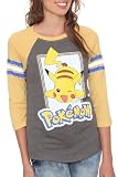 Pokemon Pikachu Wink Hockey Girls T-Shirt Image of Pokemon Pikachu Wink Hockey Girls T-Shirt