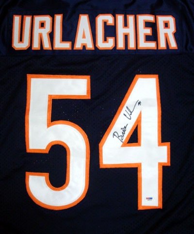 Brian Urlacher Autographed/Hand Signed Chicago Bears Jersey PSA/DNA