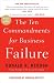 The Ten Commandments for Business Failure