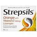 Strepsils Orange with Vitamin C 100mg 36 Lozenges