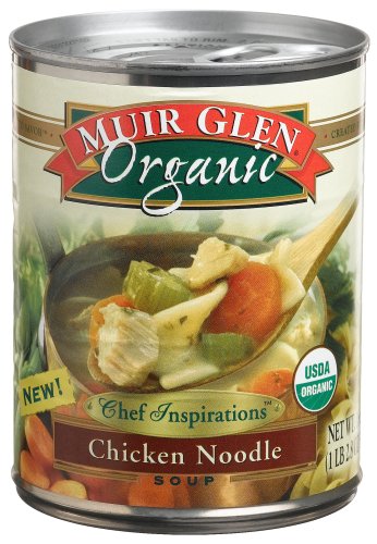 Muir Glen Chef Inspirations Chicken Noodle, 18.8-Ounce Cans (Pack of 12) by Muir Glen