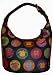 Dooney & Bourke Purse Handbag Bucket Bag Black w/ Black Trim Signature Logo Print