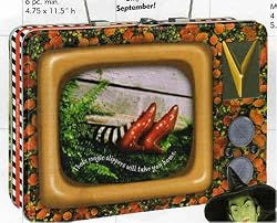 Wizard of Oz Large TV Tin Tote Witch Under House