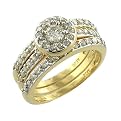 14K Yellow Gold 2ct.t.w. Diamond Engagement Ring