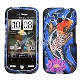 51Hze5T9qGL. SL160  Koi Protector Case Rubberized Snap On Cover for HTC Droid Eris Verizon Wireless