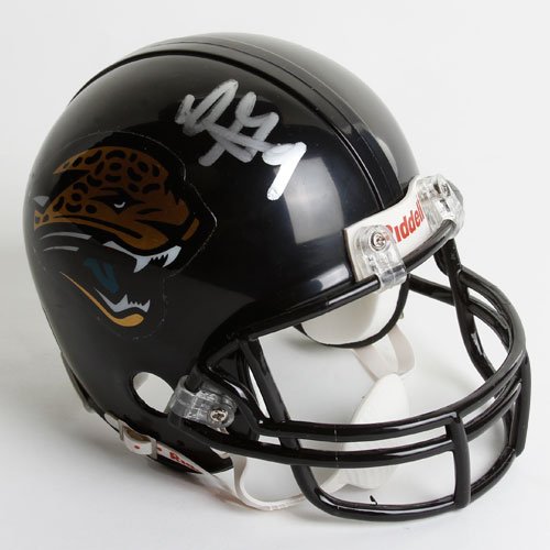 Riddell Jacksonville Jaguars #9 David Garrard Autographed Miniature Replica Helmet