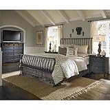 Stonecroft Metal Sleigh Bedroom Set (King) by Kincaid