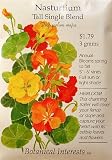 Nasturtium Tall Climbing Single Seeds