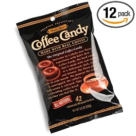 Bali's Best Coffee Candy, 5.3-Ounce Bags (Pack of 12)