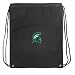 Michigan State University Drawstring Bag Cinch MSU Spartans Logo Draw String Back Pack - For Boys Girls Students or Adults
