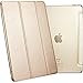 ESR iPad Pro 9.7 Case, [Corner Protection] Soft TPU Bumper Edge Slim Fit Leather Smart Case Cover with Auto Sleep/Wake Compatible for iPad Pro 9.7 inch (2016 Edition)_Champagne Gold