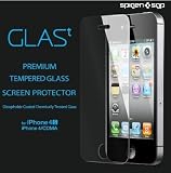 SPIGEN SGP GLAS.t iPhone 4 / 4S GLASS Screen Protector Premium Tempered Glass Series [Oleophobic Coating] -BEST SCREEN PROTECTOR EVER-