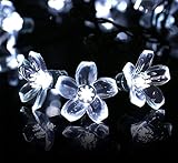 FEILAIS　ストリングライト　ネットライト LEDイルミネーション LEDストリングライト　クリスマスライト ソーラー充電式 ソーラーパネル　環境の光センサー 電源不要 防水 全長7ｍ LED50