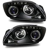 SPPC Projector Headlights Black (CCFL Halo) For Scion Tc - (Pair)