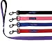 Downtown Pet Supply 6ft Heavy-Duty Dog Leash - Padded Comfort Handle & Stainless Steel Fastener - 0.75in Wide Blue Leash