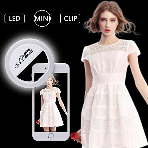 Thanksgiving Day Gift LED Selfie Ring Light For All Phones White